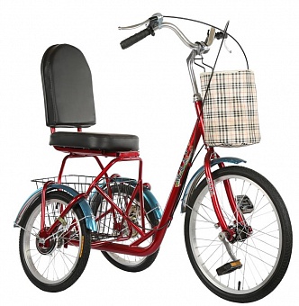 Трехколесный велосипед для пенсионеров 