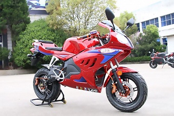 Электромотоцикл LK15 (красный)