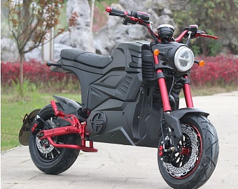 Электромотоцикл М6 (черно-красный)