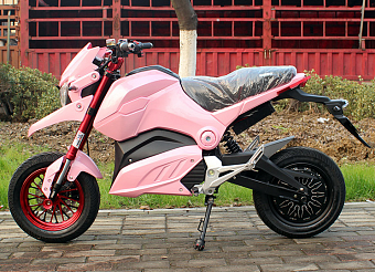 Электромотоцикл SY2000D (розовый)